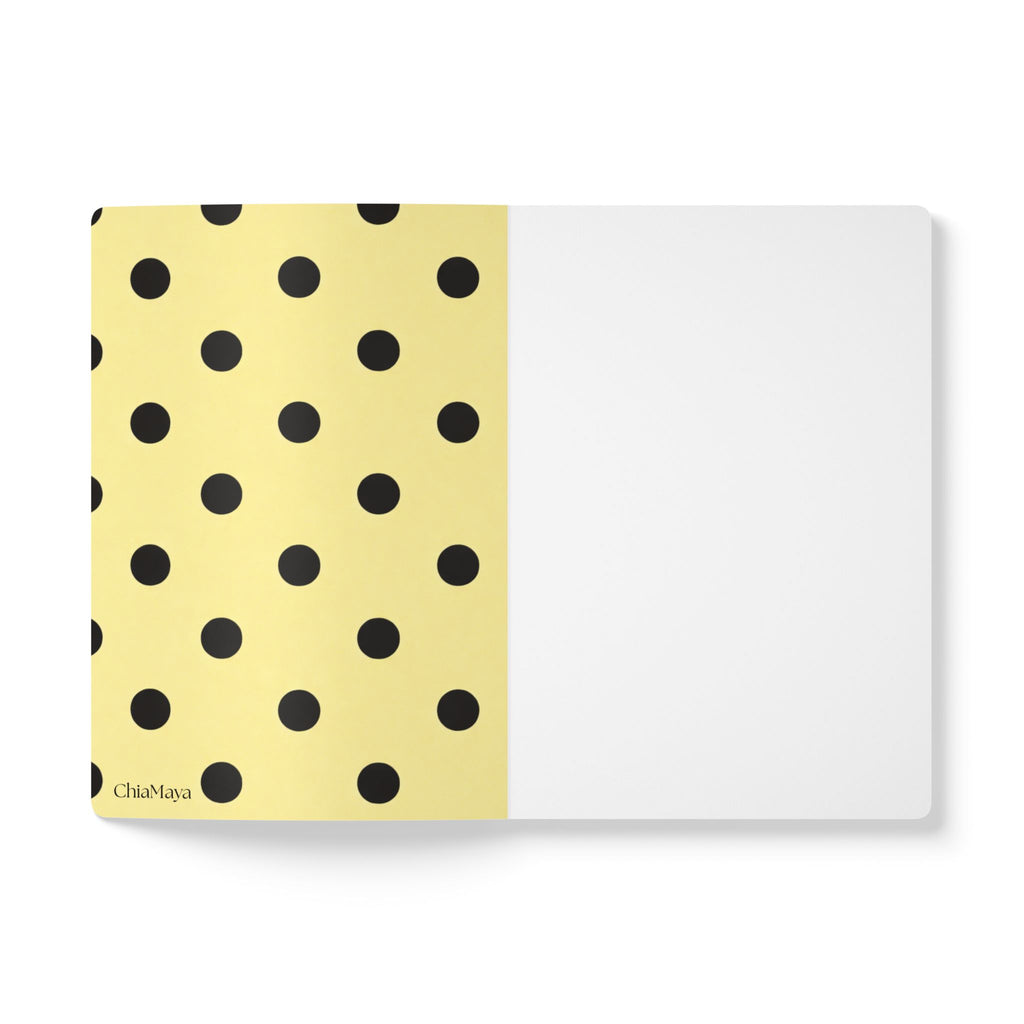 Polka Dot Chic Softcover Journal | Cool Polka Dot Design