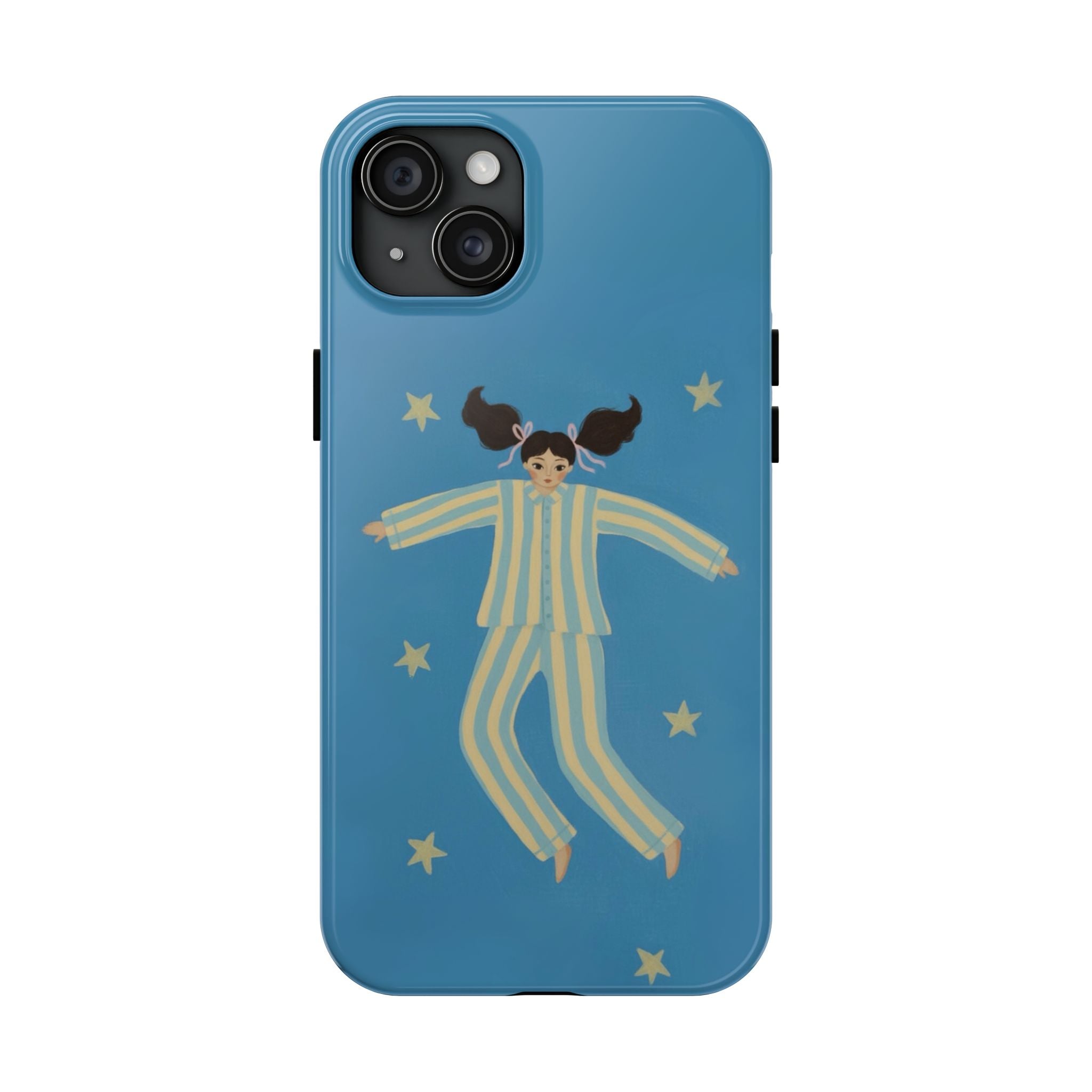 Phone Cases, Cute Girl Drawing, night star Print Protective Cover, Teen Gift, Christmas Gift, Birthday Present