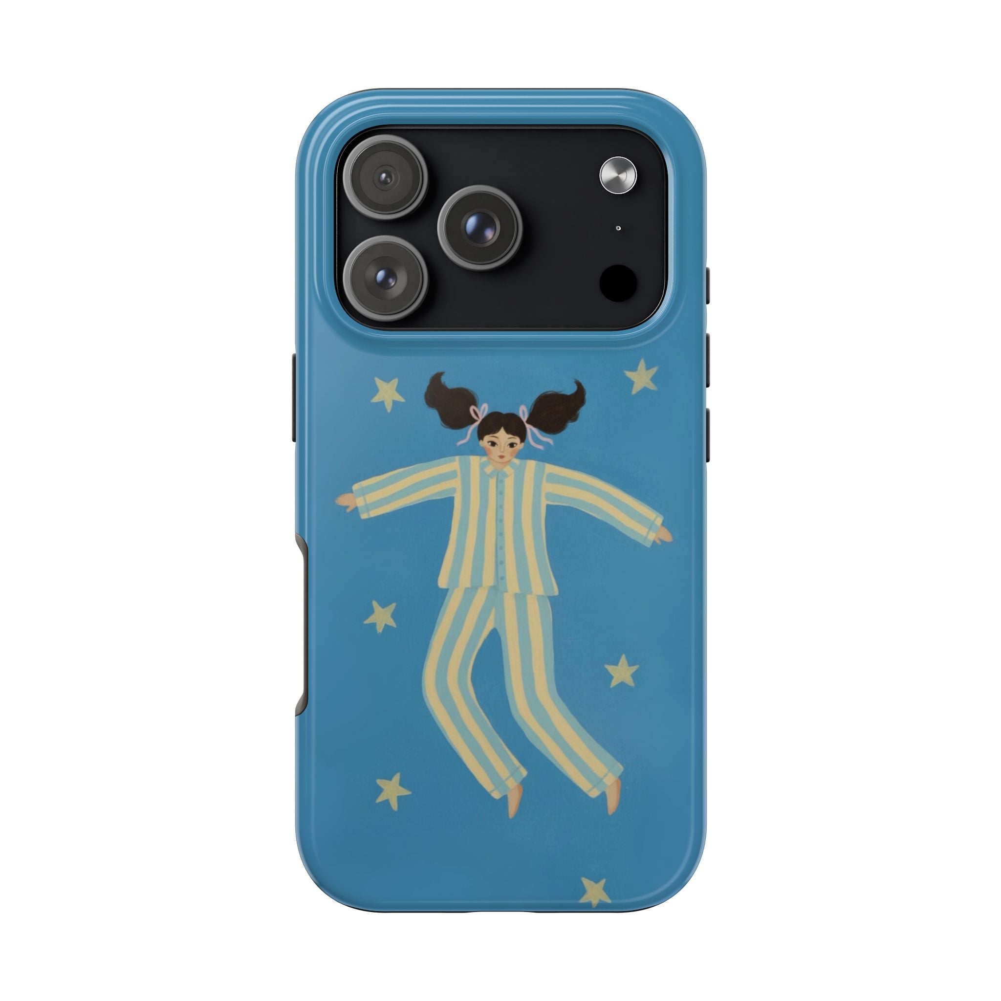 Phone Cases, Cute Girl Drawing, night star Print Protective Cover, Teen Gift, Christmas Gift, Birthday Present