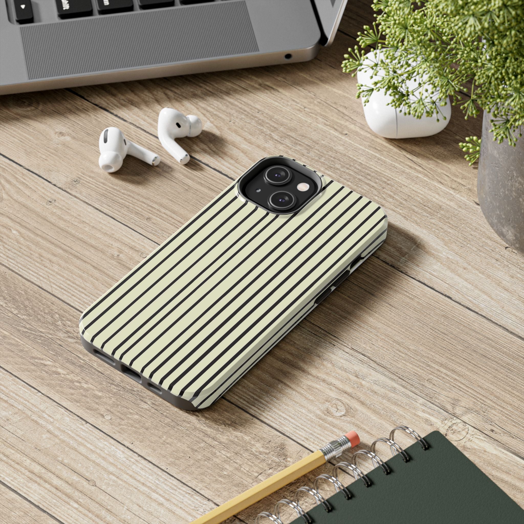 Striped Tough Phone Cases, Strong Phone Covers, Protective Phone Accessories, Trendy Phone Protector, Cool Design Tech