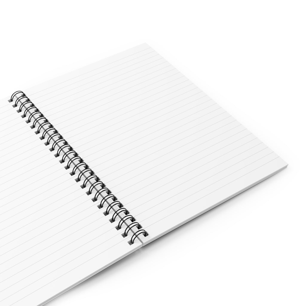 Navy Polka Dot Spiral Notebook | Ruled