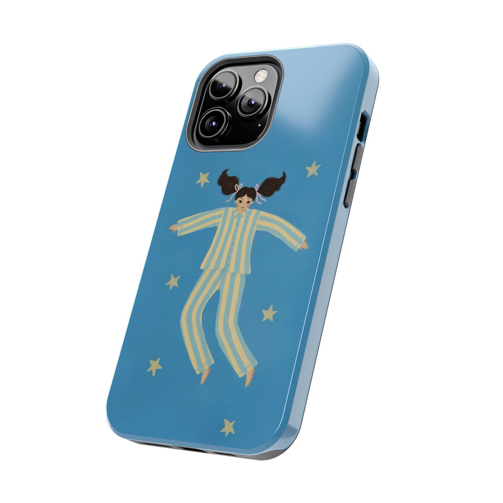 Phone Cases, Cute Girl Drawing, night star Print Protective Cover, Teen Gift, Christmas Gift, Birthday Present