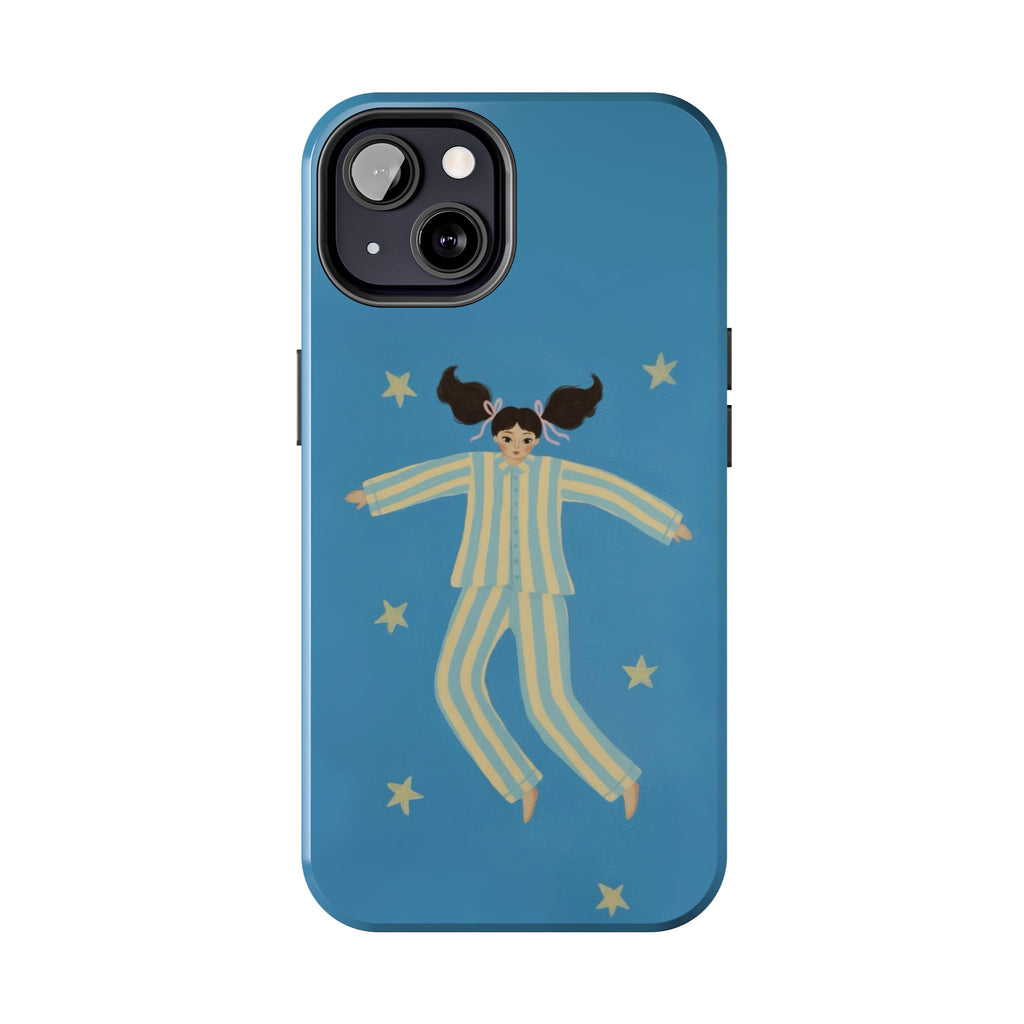 Phone Cases, Cute Girl Drawing, night star Print Protective Cover, Teen Gift, Christmas Gift, Birthday Present
