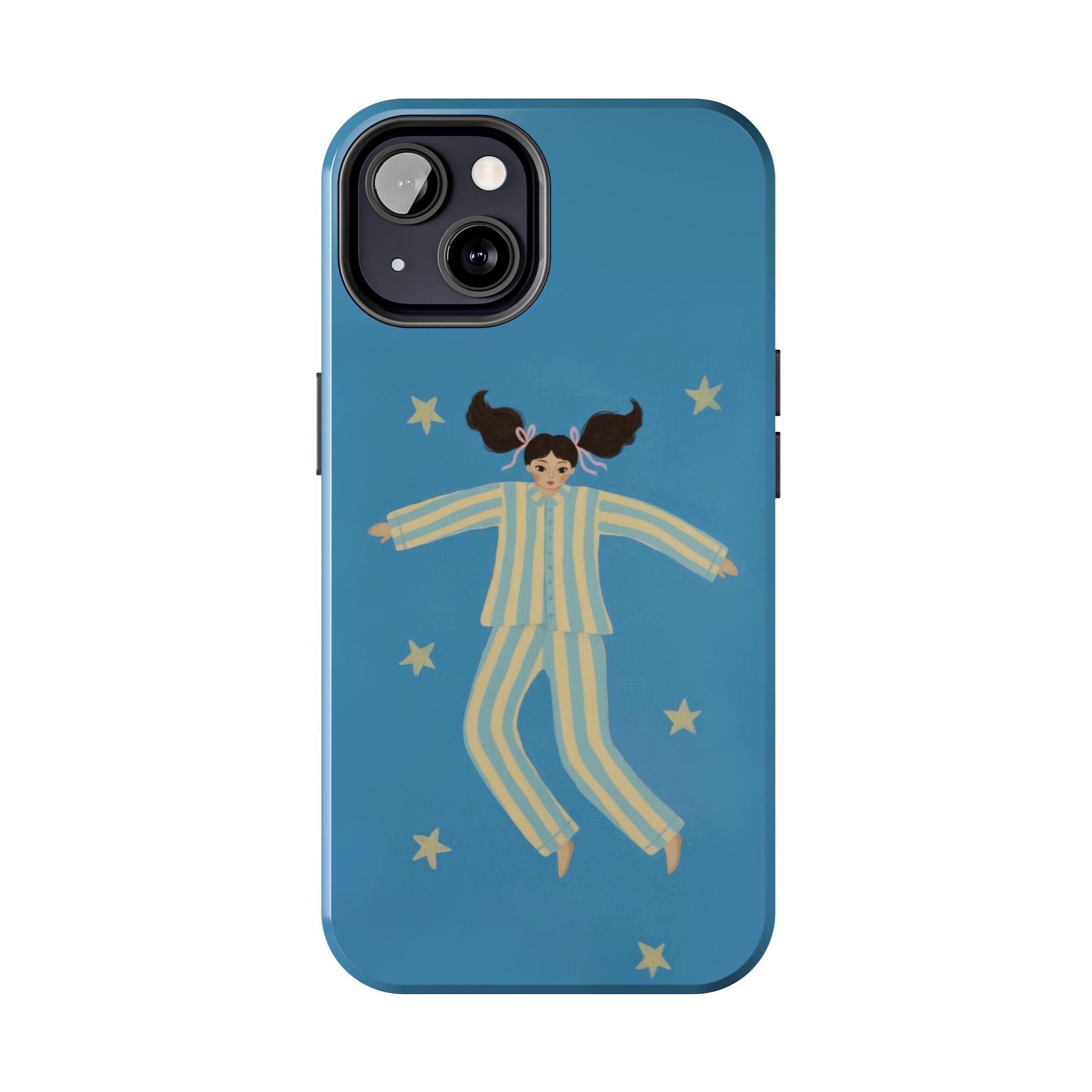 Phone Cases, Cute Girl Drawing, night star Print Protective Cover, Teen Gift, Christmas Gift, Birthday Present