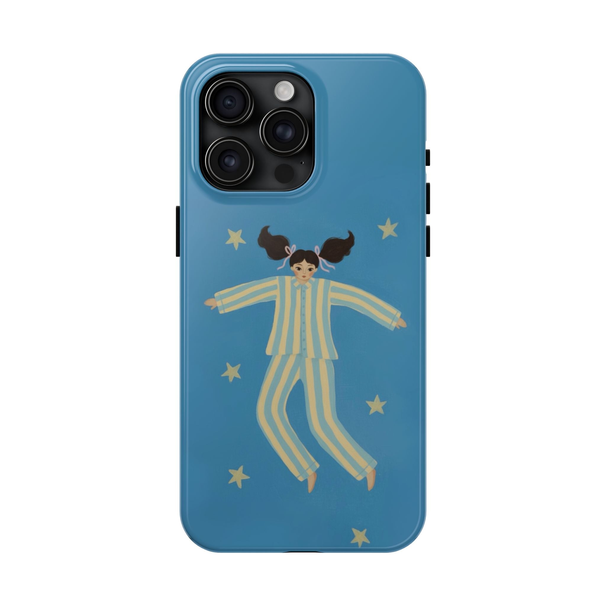 Phone Cases, Cute Girl Drawing, night star Print Protective Cover, Teen Gift, Christmas Gift, Birthday Present