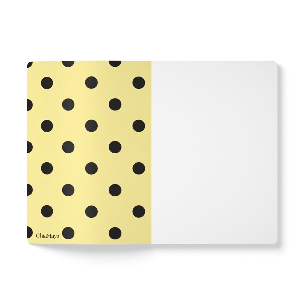 Polka Dot Chic Softcover Journal | Cool Polka Dot Design