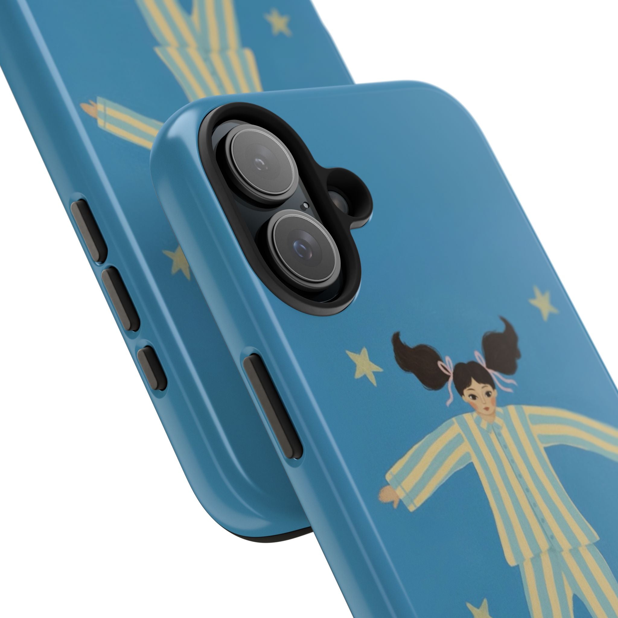 Phone Cases, Cute Girl Drawing, night star Print Protective Cover, Teen Gift, Christmas Gift, Birthday Present