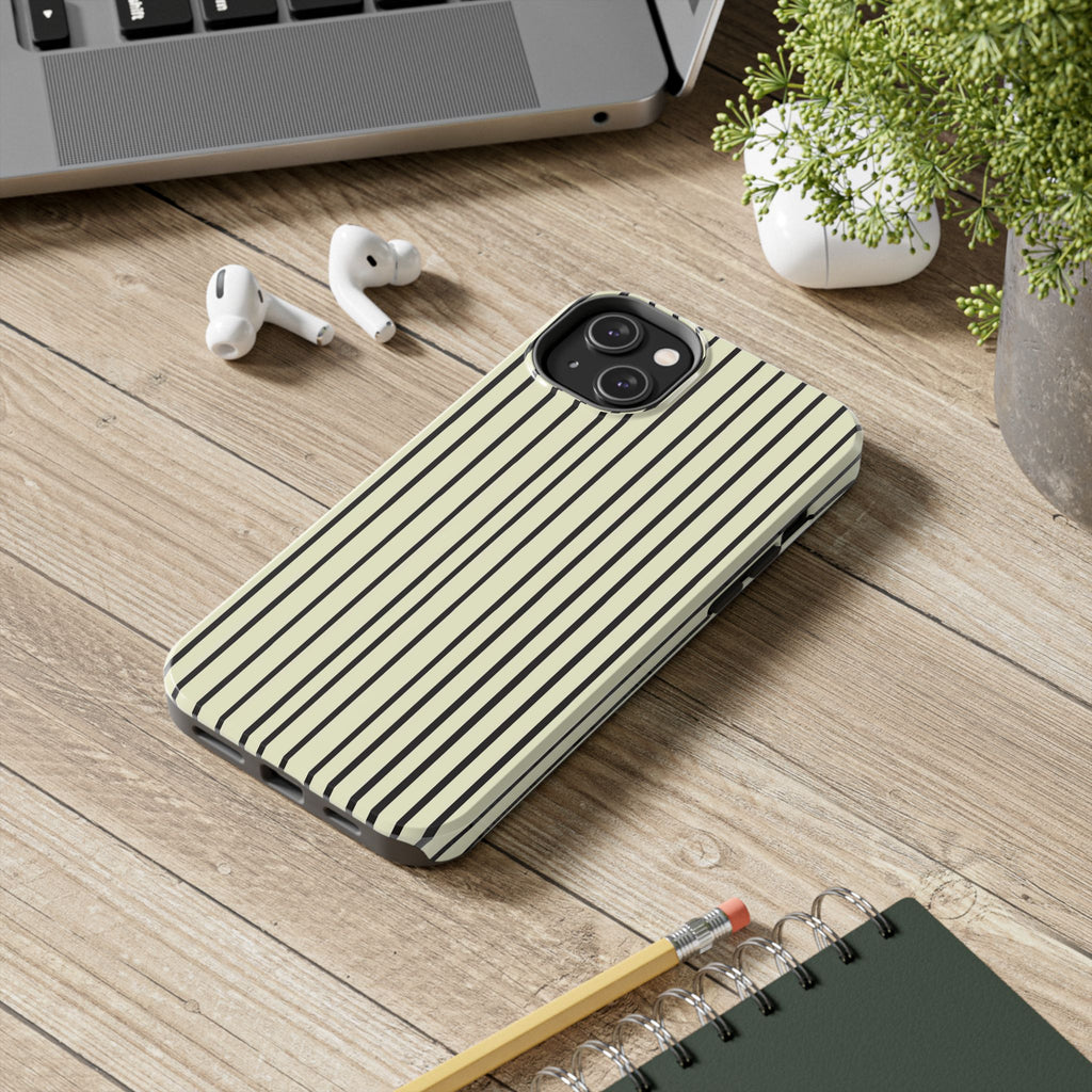 Striped Tough Phone Cases, Strong Phone Covers, Protective Phone Accessories, Trendy Phone Protector, Cool Design Tech