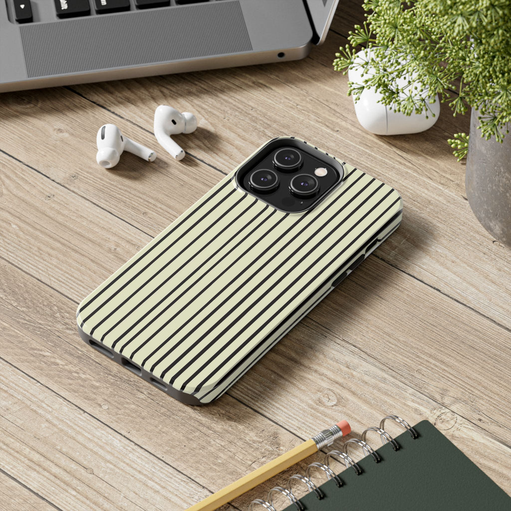 Striped Tough Phone Cases, Strong Phone Covers, Protective Phone Accessories, Trendy Phone Protector, Cool Design Tech