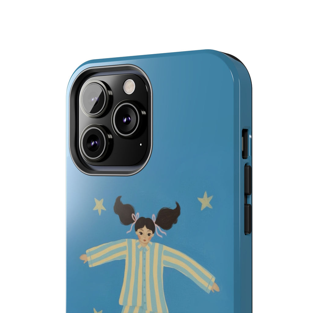 Phone Cases, Cute Girl Drawing, night star Print Protective Cover, Teen Gift, Christmas Gift, Birthday Present