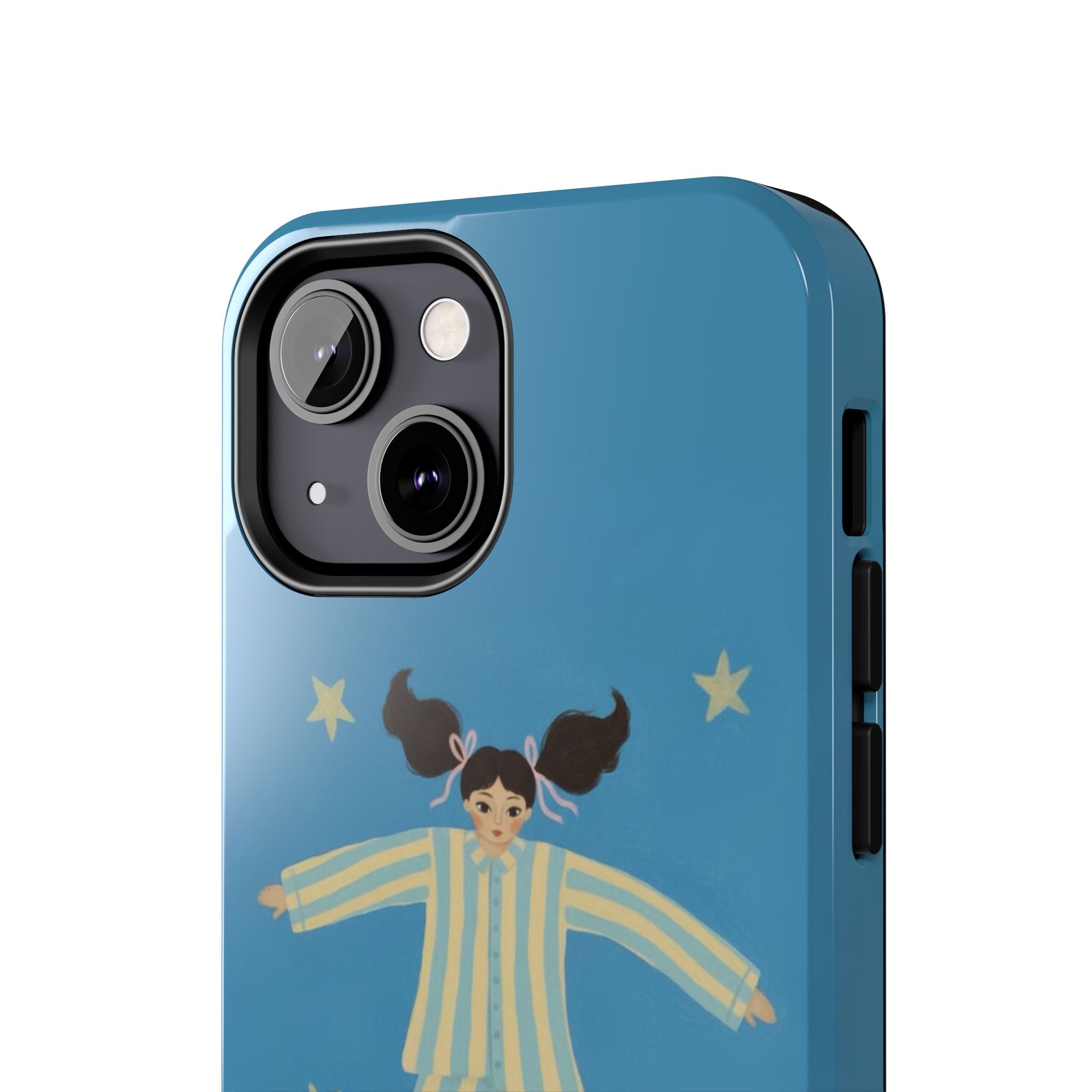 Phone Cases, Cute Girl Drawing, night star Print Protective Cover, Teen Gift, Christmas Gift, Birthday Present