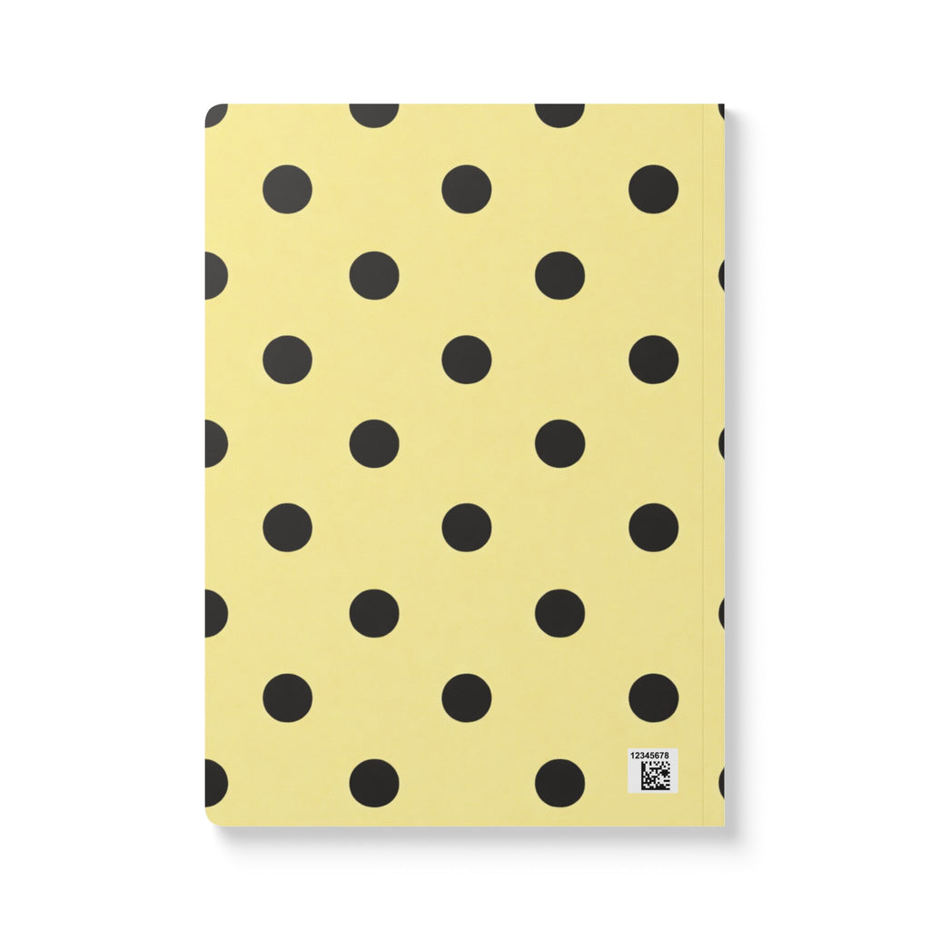 Polka Dot Chic Softcover Journal | Cool Polka Dot Design