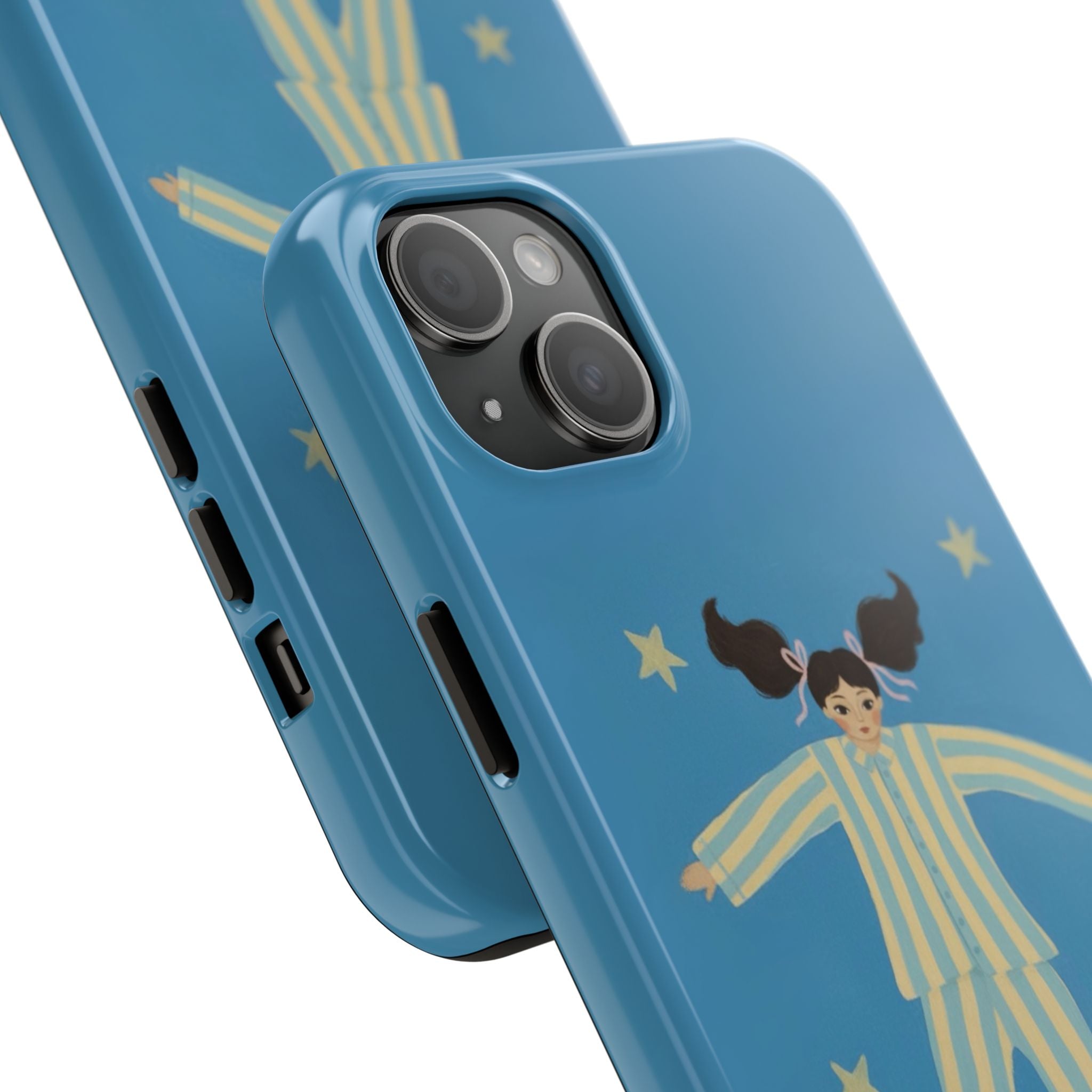 Phone Cases, Cute Girl Drawing, night star Print Protective Cover, Teen Gift, Christmas Gift, Birthday Present
