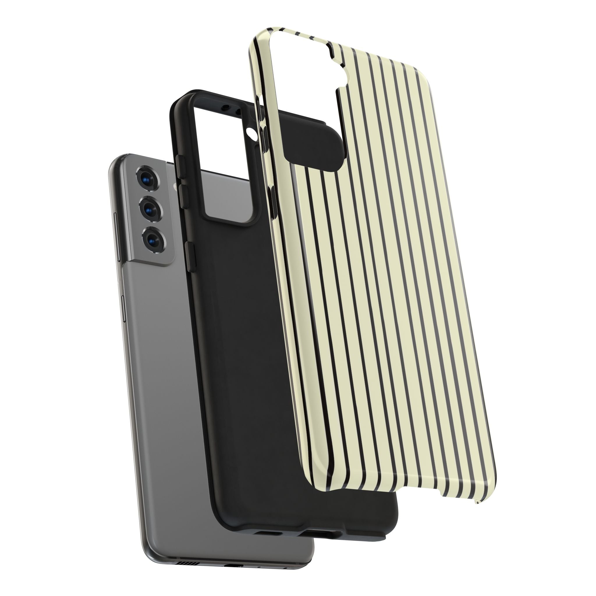 Striped Tough Phone Cases, Strong Phone Covers, Protective Phone Accessories, Trendy Phone Protector, Cool Design Tech