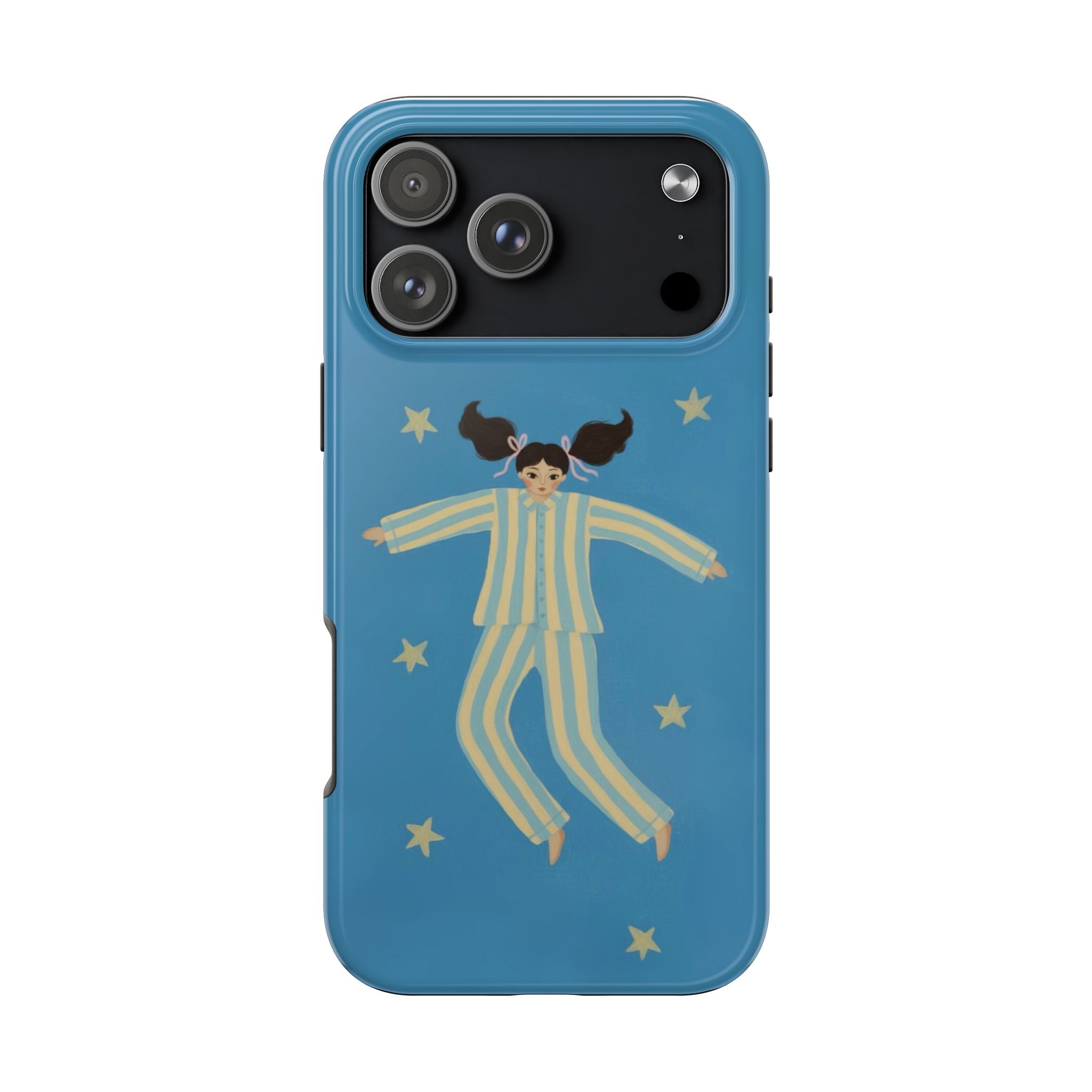 Phone Cases, Cute Girl Drawing, night star Print Protective Cover, Teen Gift, Christmas Gift, Birthday Present